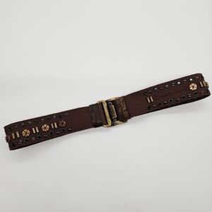Rustic Festival wooden beaded belt